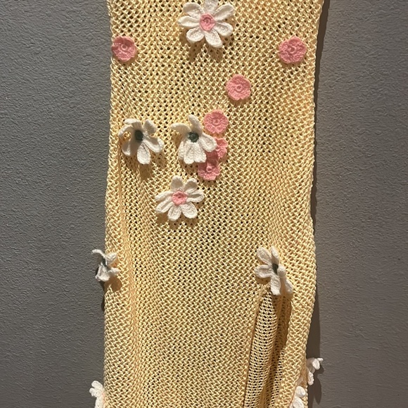 For Love and Lemons Corie Crochet Floral Maxi Dress - Picture 10 of 15